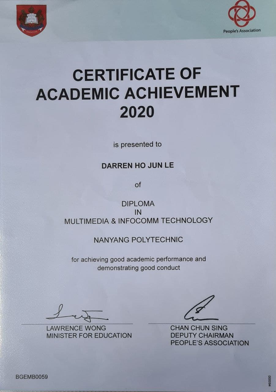 Academic Certification
